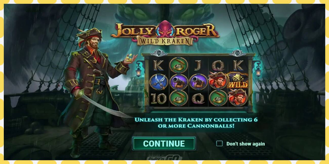 Demo slot Jolly Roger Wild Kraken free and without registration, picture - 1