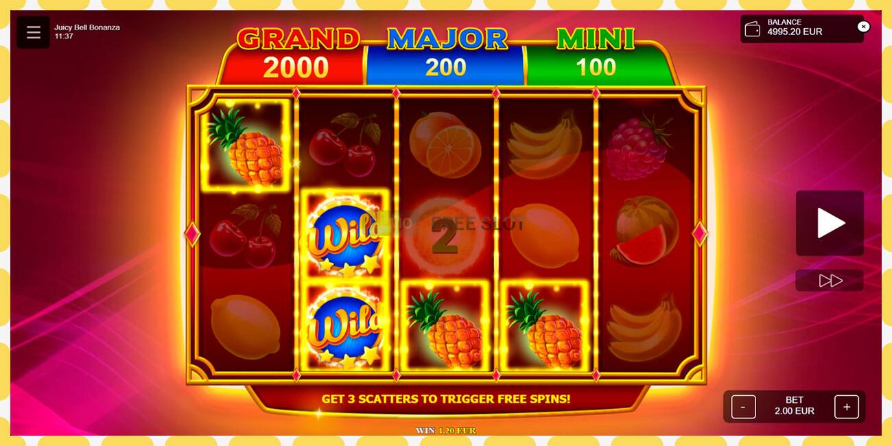 Demo slot Juicy Bell Bonanza free and without registration, picture - 1