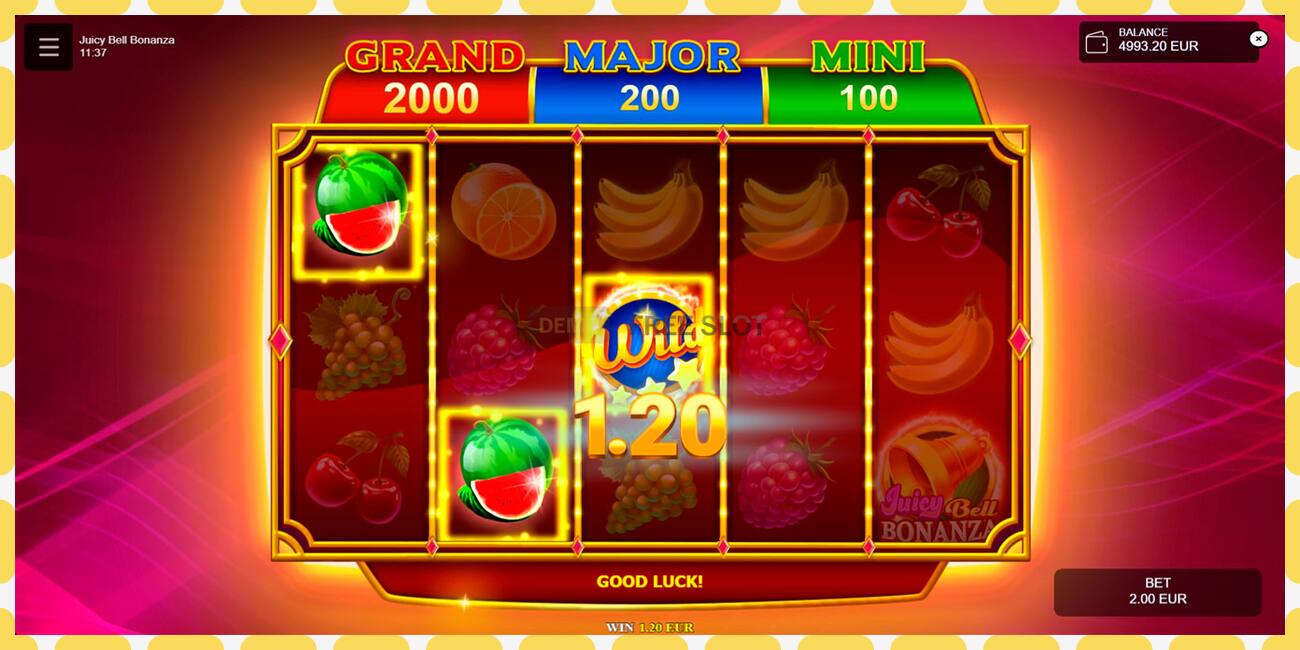 Demo slot Juicy Bell Bonanza free and without registration, picture - 1