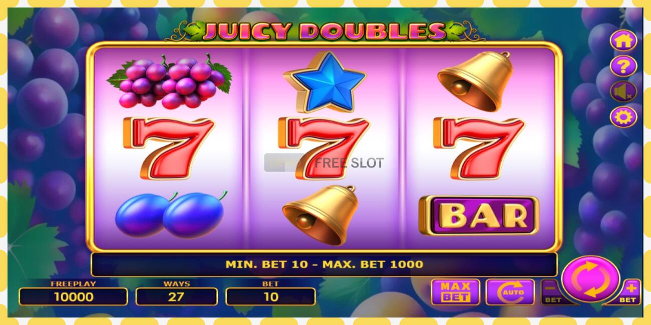 Demo slot Juicy Doubles free and without registration, picture - 1