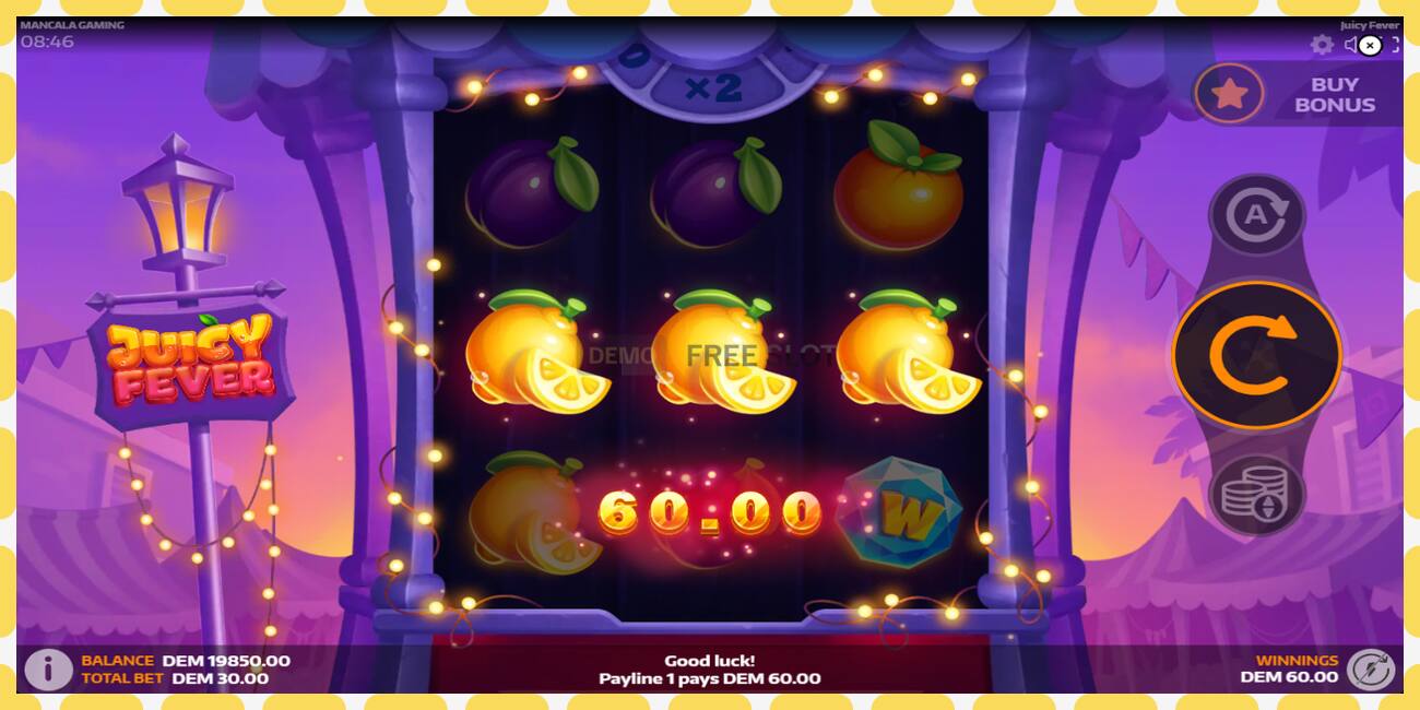 Demo slot Juicy Fever free and without registration, picture - 1