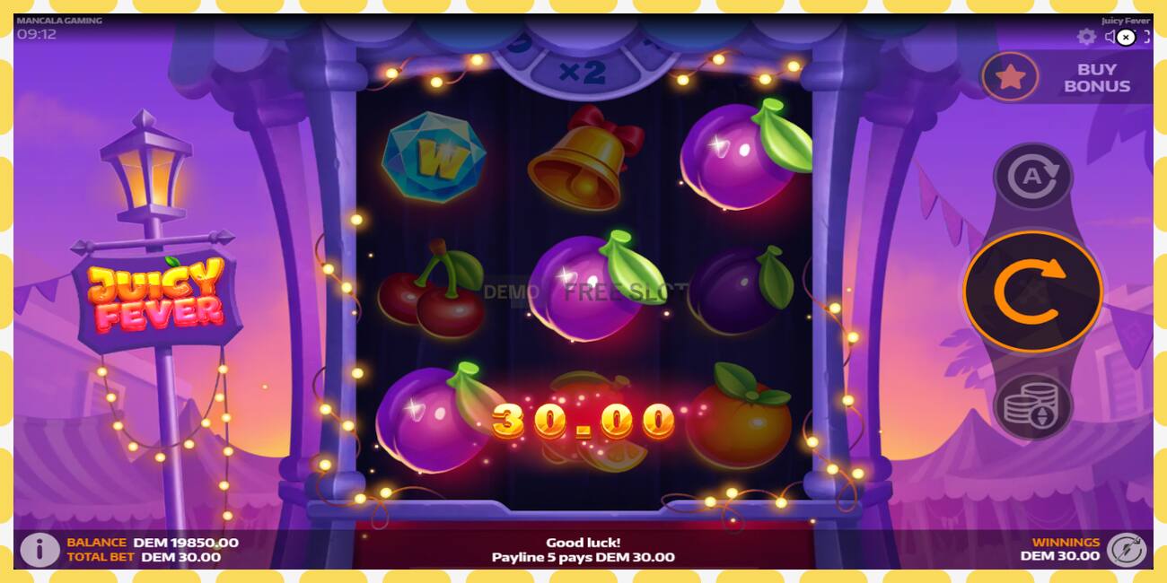 Demo slot Juicy Fever free and without registration, picture - 1