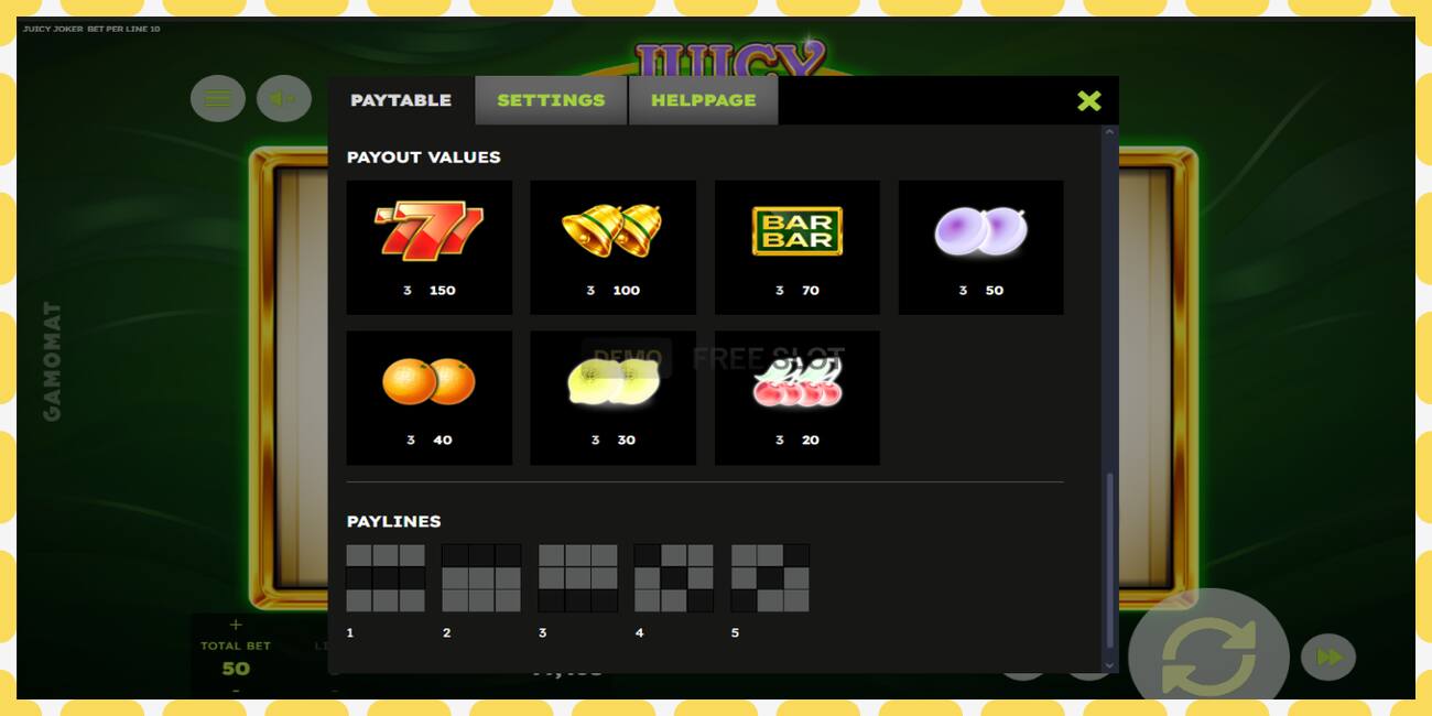 Demo slot Juicy Joker free and without registration, picture - 1