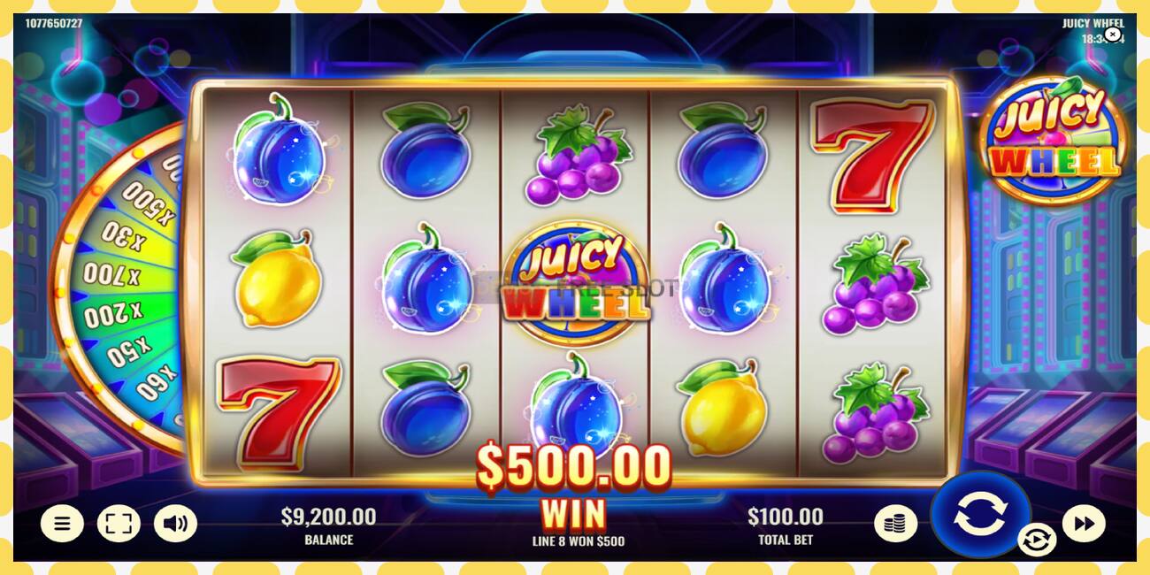 Slot demo Juicy Wheel gratuit și fără înregistrare, imagine - 1