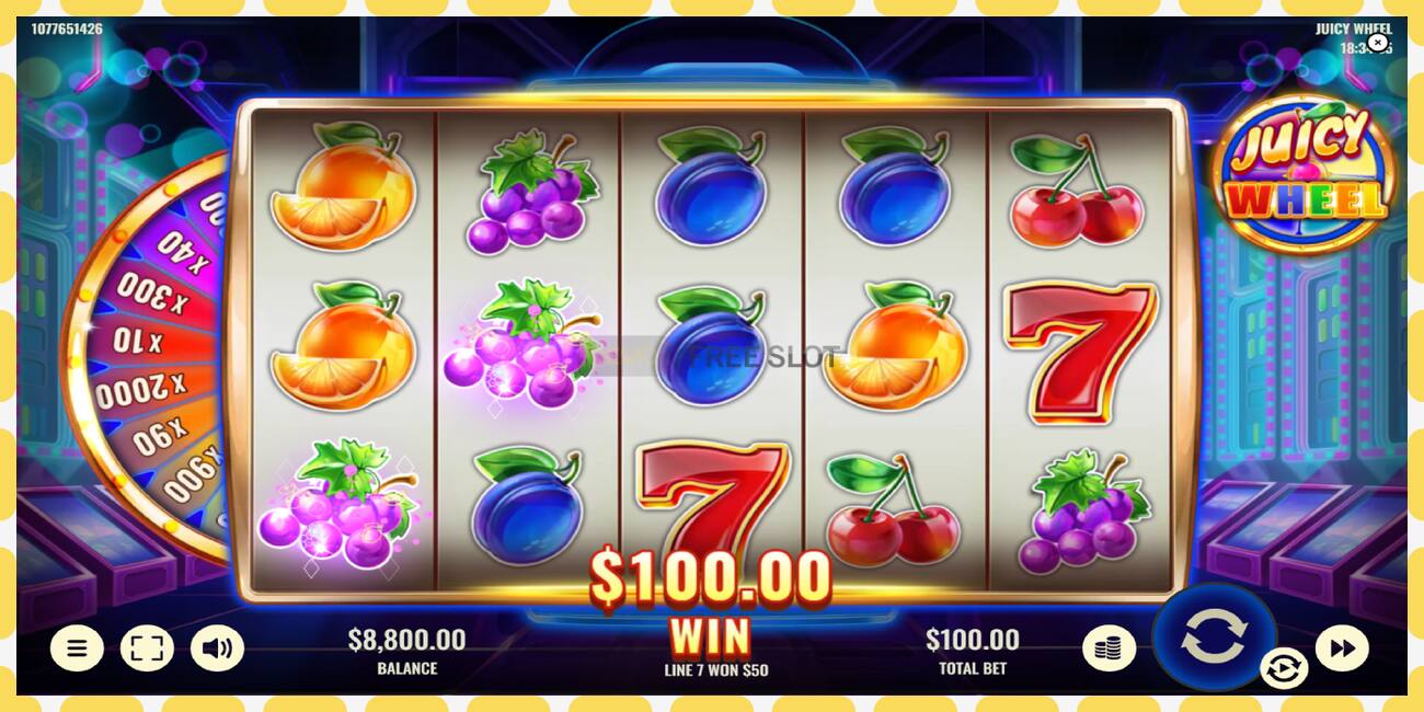 Slot demo Juicy Wheel gratuit și fără înregistrare, imagine - 1