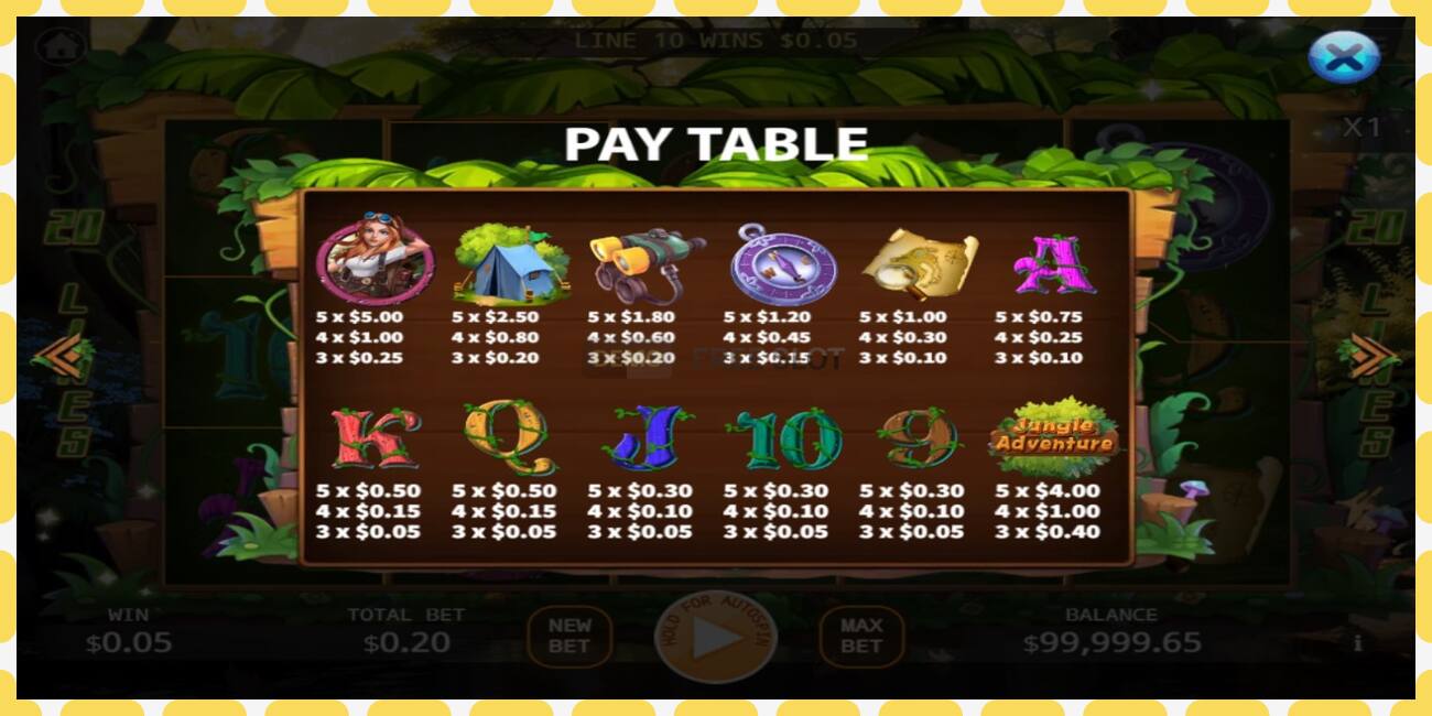 Demo slot Jungle Adventure free and without registration, picture - 1