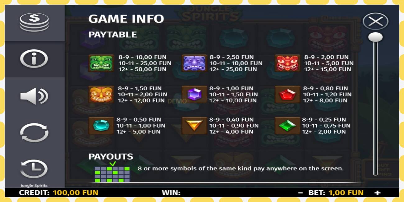 Demo slot Jungle Spirits free and without registration, picture - 1