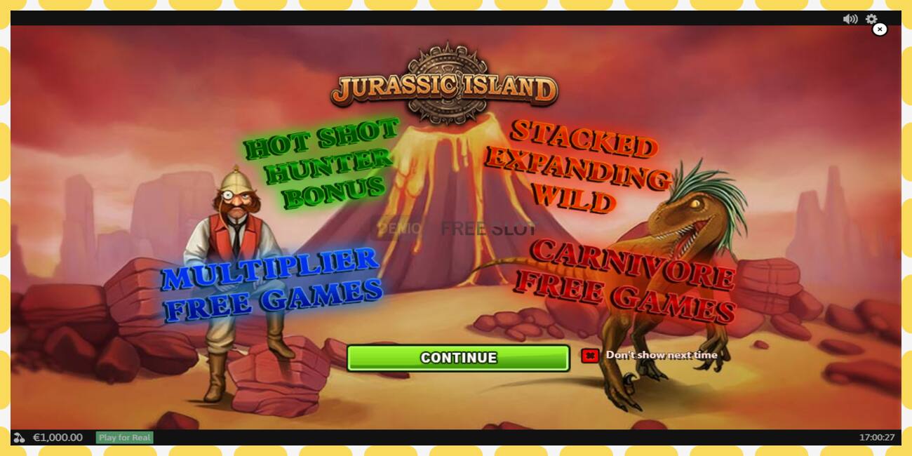 Demo slot Jurassic Island free and without registration, picture - 1