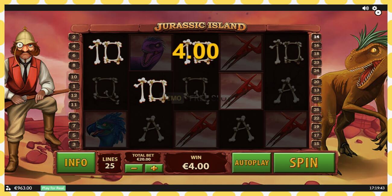 Demo slot Jurassic Island free and without registration, picture - 1