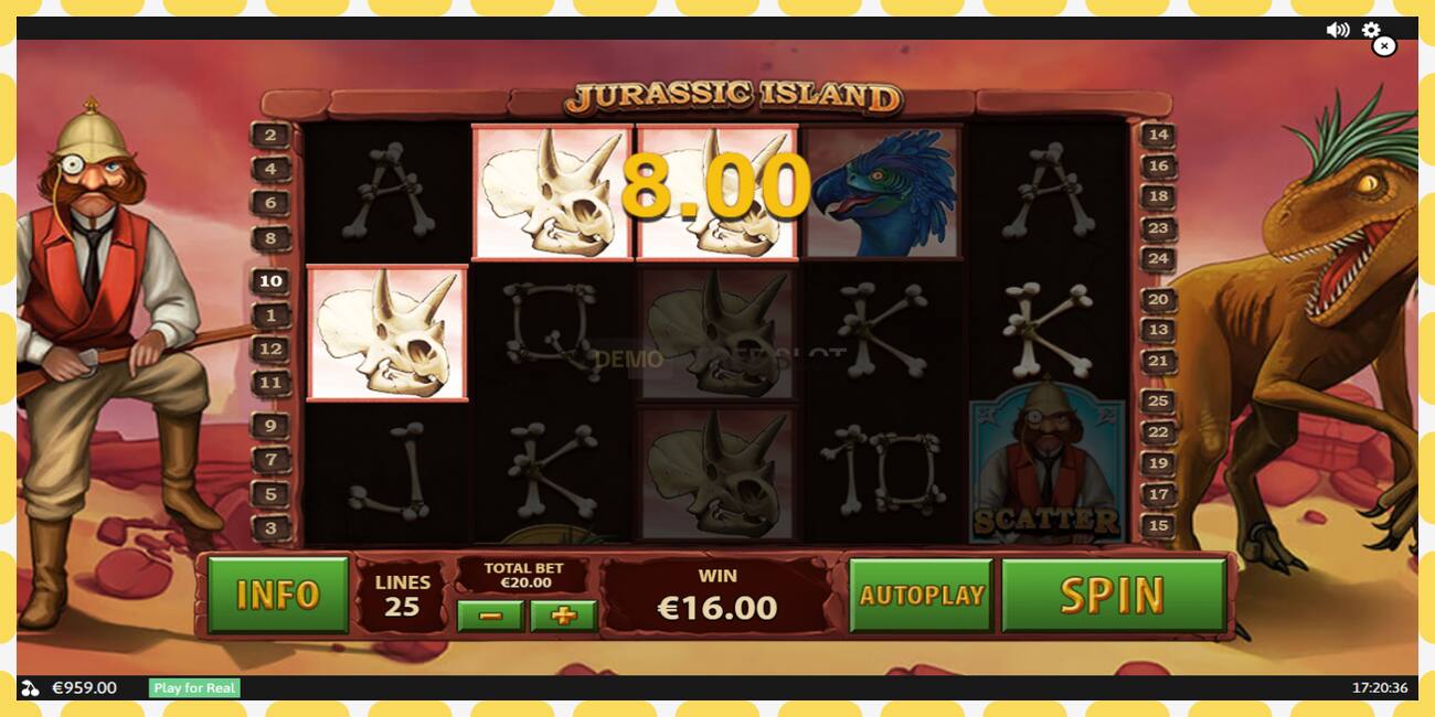 Demo slot Jurassic Island free and without registration, picture - 1