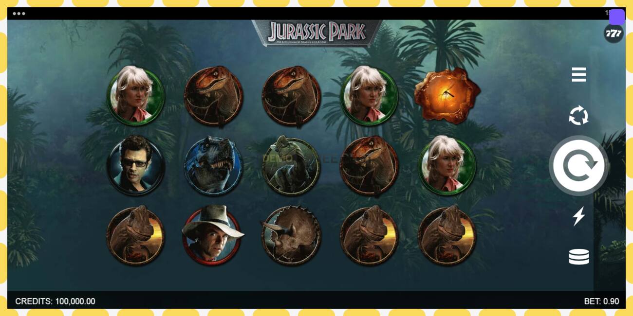 Demo slot Jurassic Park free and without registration, picture - 1