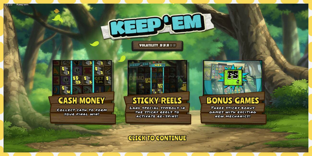 Demo slot Keepem free and without registration, picture - 1