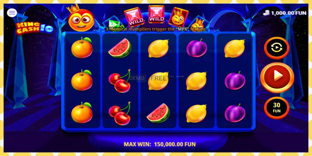 Demo slot King Cash 10 නොමිලේ සහ ලියාපදිංචියකින් තොරව, පින්තූරය - 1