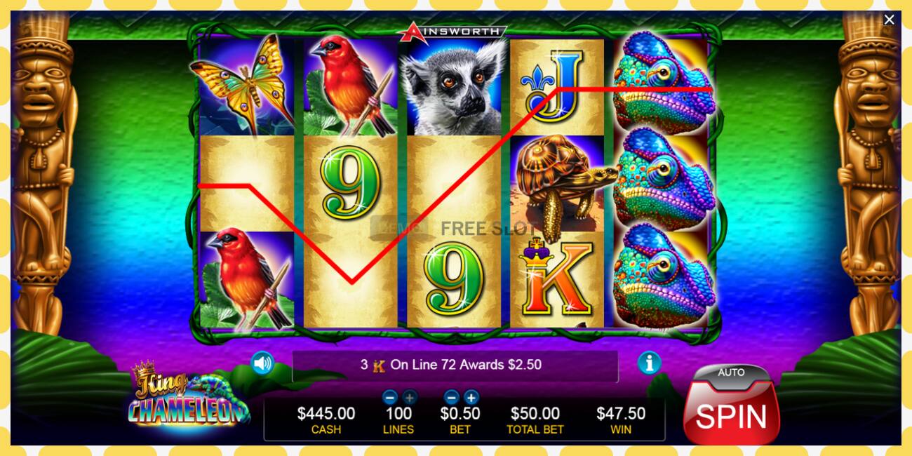 Demo slot King Chameleon free and without registration, picture - 1