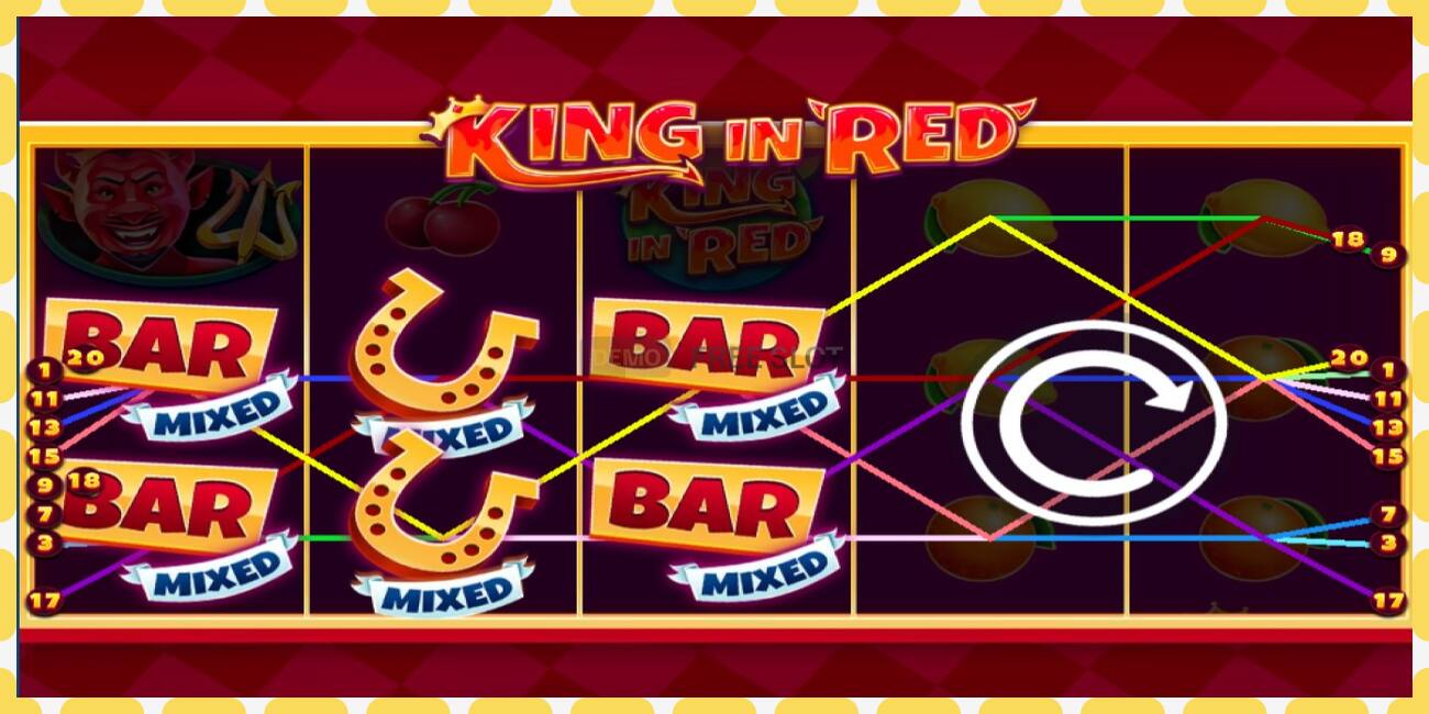 Demo slot King in Red ingyenes és regisztráció nélkül, kép - 1