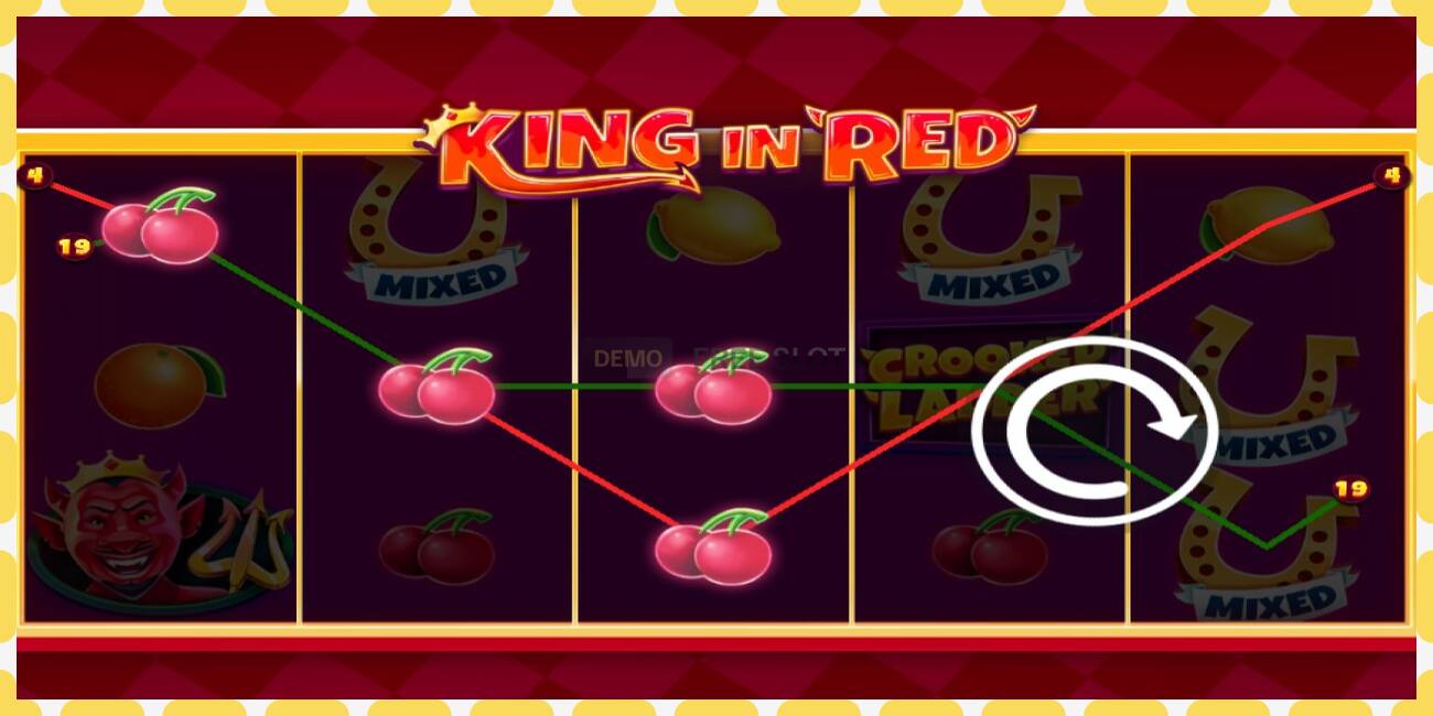 Demo slot King in Red ingyenes és regisztráció nélkül, kép - 1