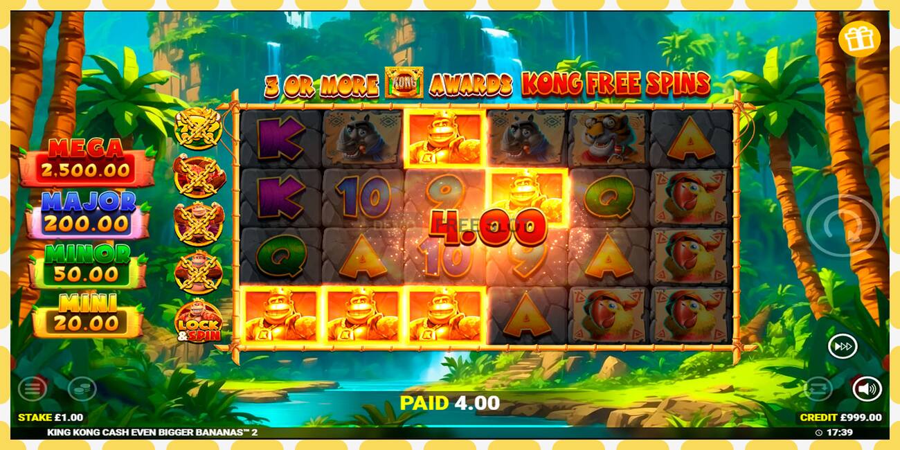 Demo slot King Kong Cash Even Bigger Bananas 2 free and without registration, picture - 1