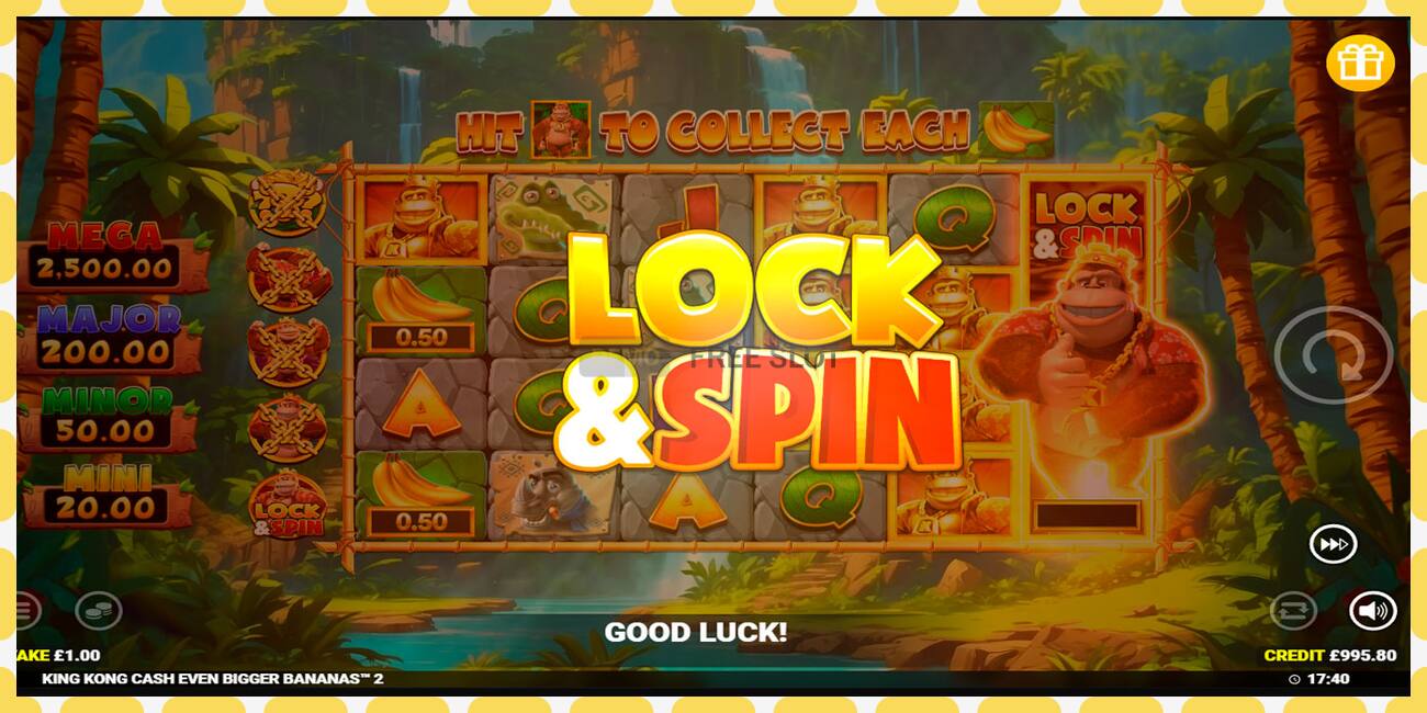 Demo slot King Kong Cash Even Bigger Bananas 2 free and without registration, picture - 1