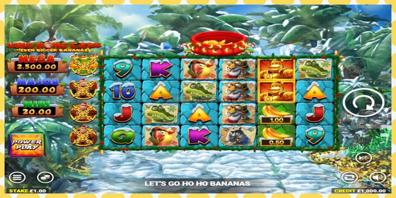 Slot dimostrativo King Kong Cash Even Bigger Bananas Power Play gratuito e senza registrazione, immagine - 1