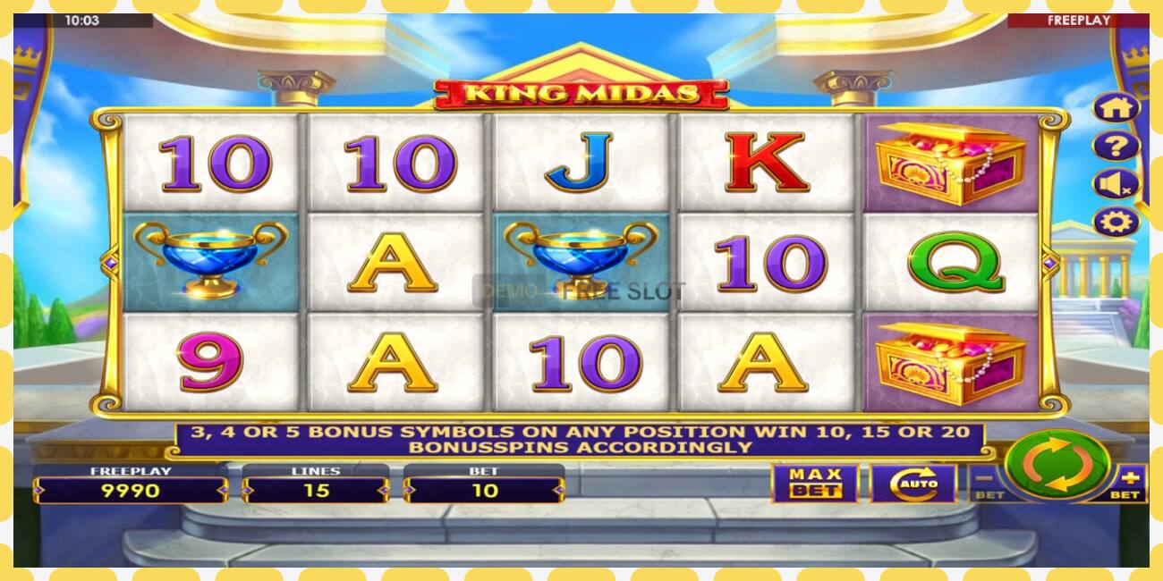 Demo slot King Midas free and without registration, picture - 1