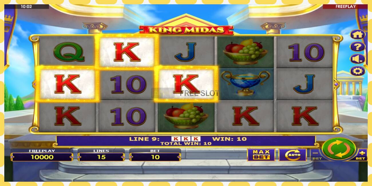 Demo slot King Midas free and without registration, picture - 1