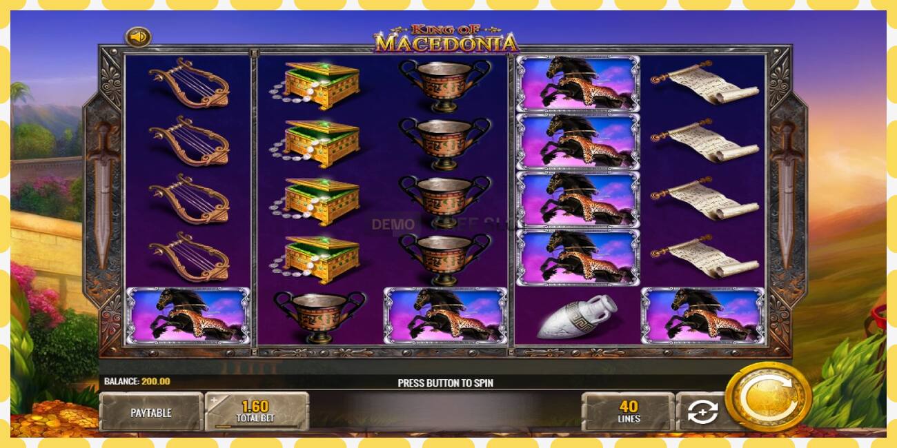 Demo slot King of Macedonia free and without registration, picture - 1