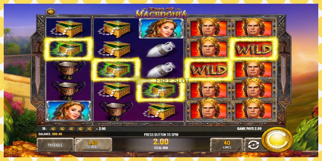 Demo slot King of Macedonia free and without registration, picture - 1