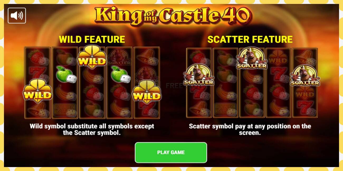 Demo slot King of My Castle 40 free and without registration, picture - 1