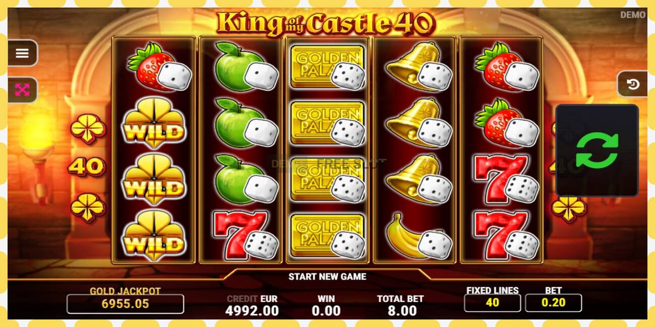 Demo slot King of My Castle 40 free and without registration, picture - 1