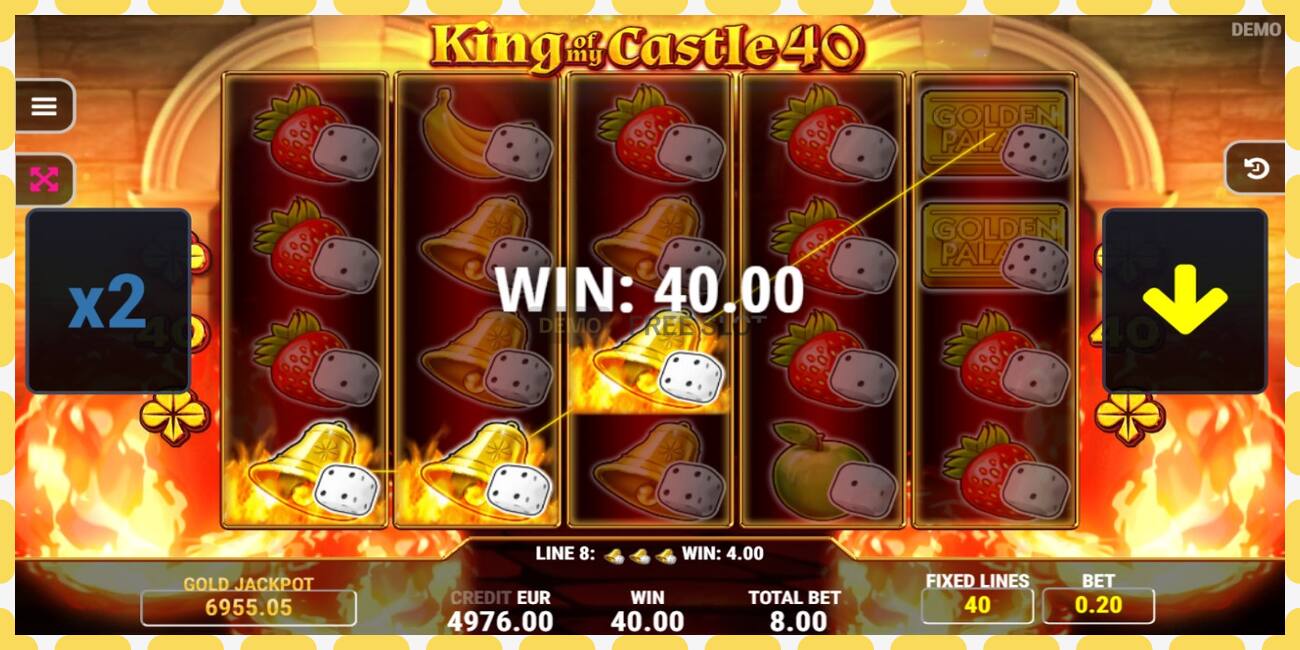 Demo slot King of My Castle 40 free and without registration, picture - 1