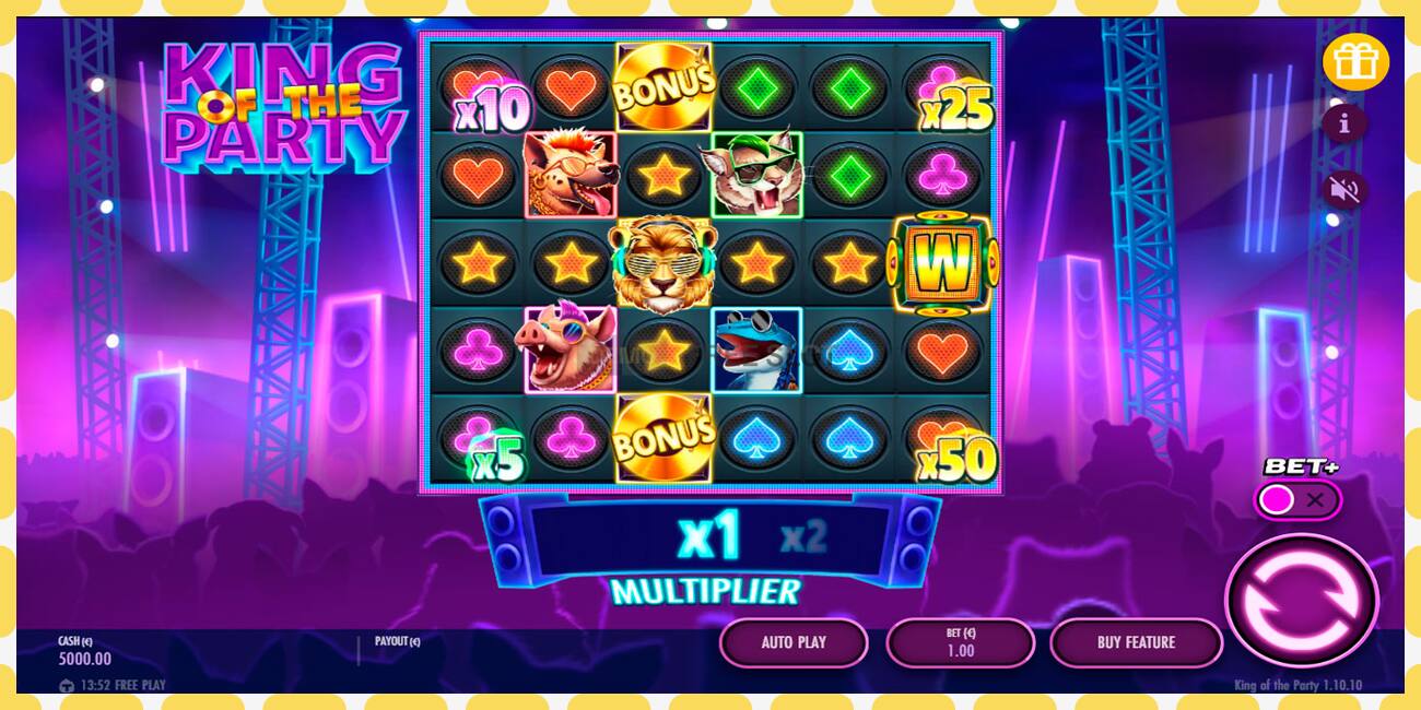 Demo slot King of the Party free and without registration, picture - 1