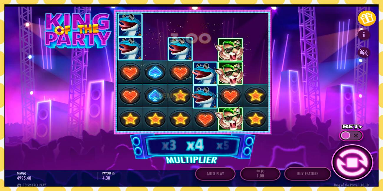 Demo slot King of the Party free and without registration, picture - 1