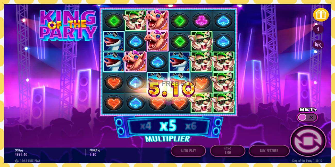 Demo slot King of the Party free and without registration, picture - 1