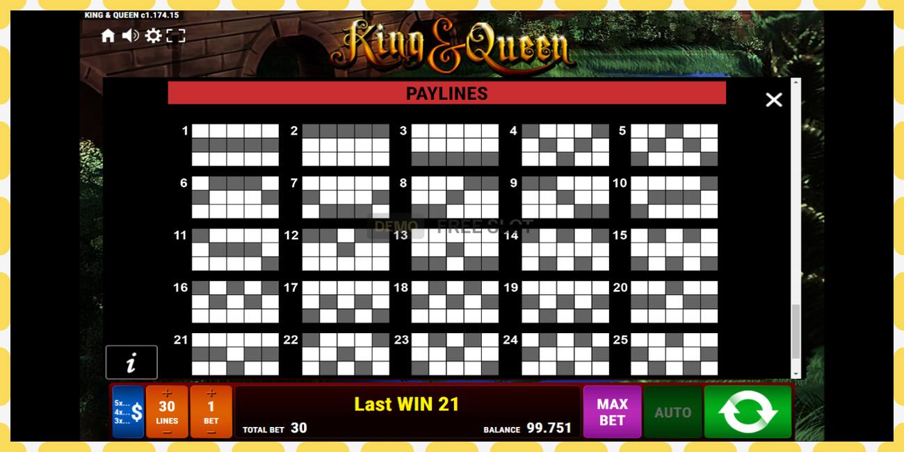 Demo slot King Queen free and without registration, picture - 1