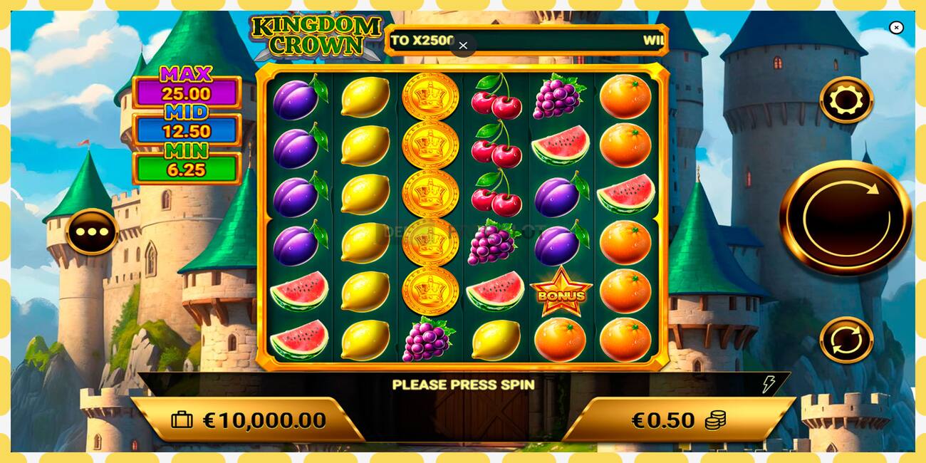 Demo slot Kingdom Crown free and without registration, picture - 1