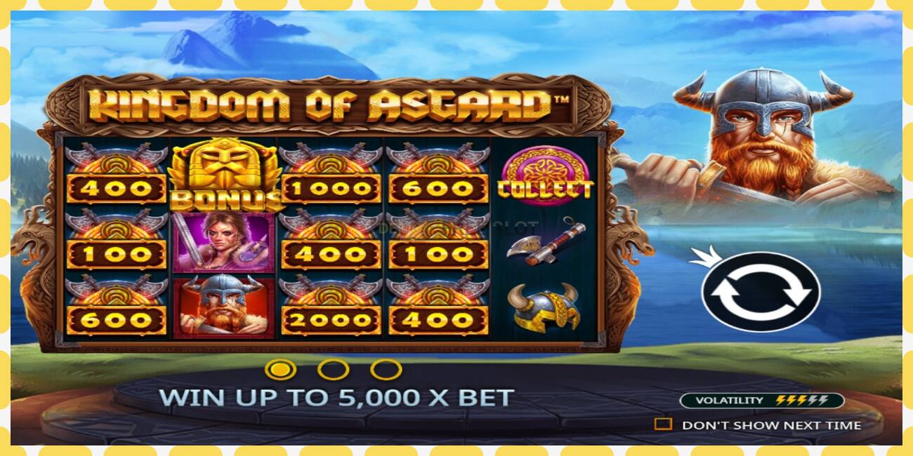 Demo slot Kingdom of Asgard free and without registration, picture - 1