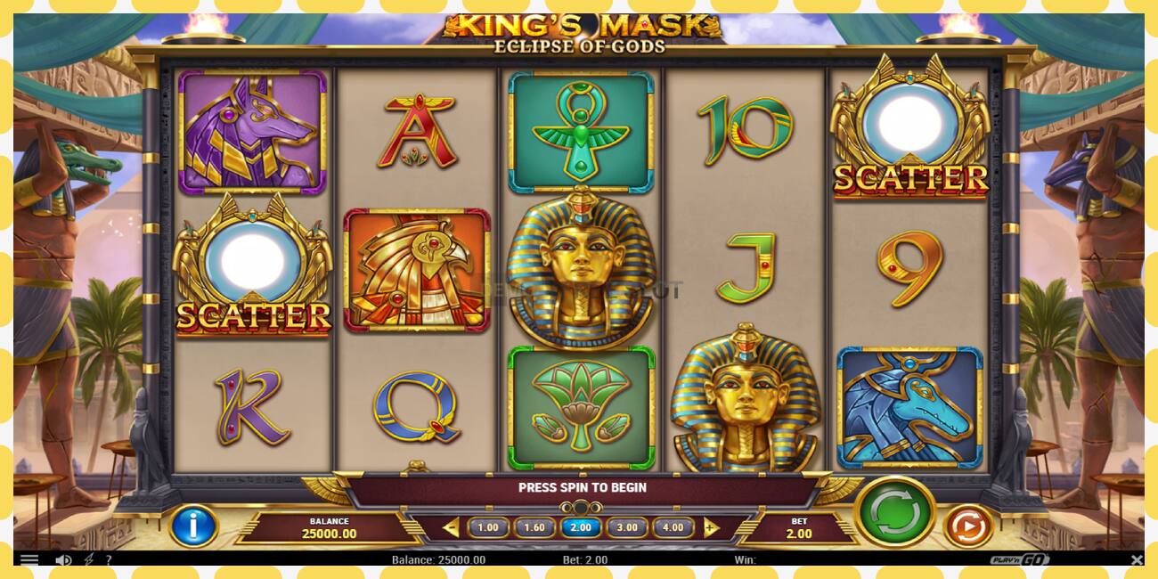 Demo slot King’s Mask Eclipse of Gods free and without registration, picture - 1