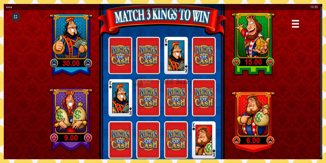 Demo slot Kings of Cash free and without registration, picture - 1