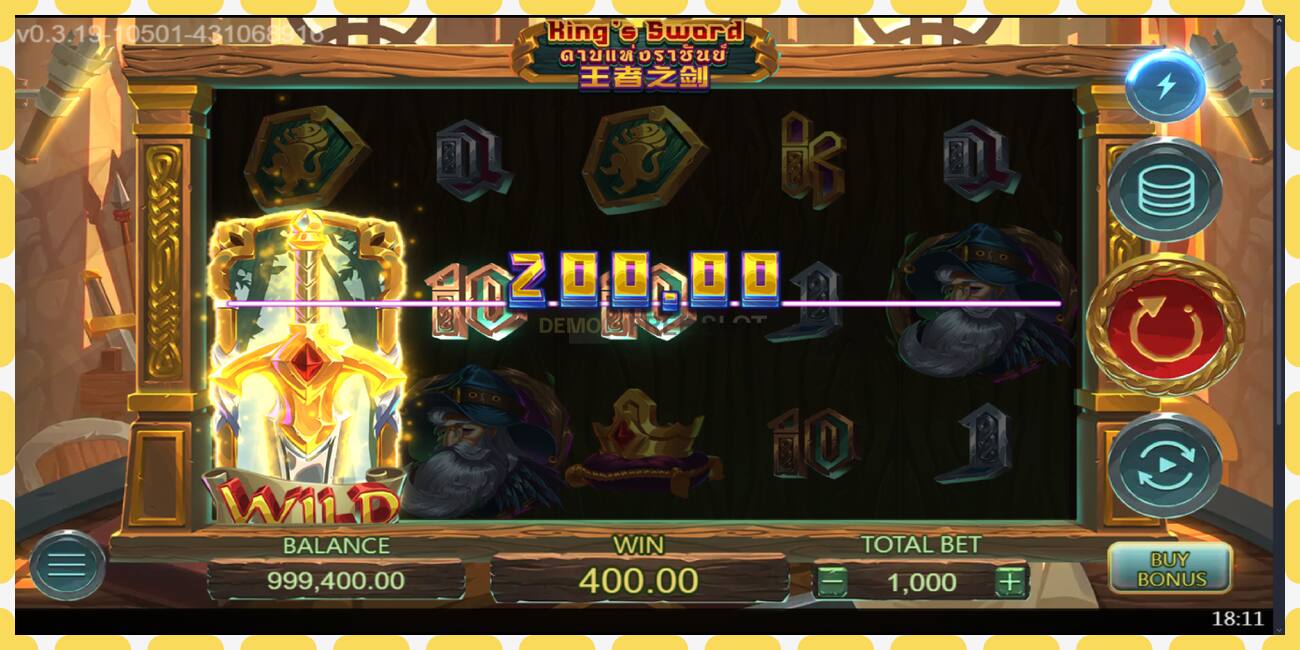 Slot demo Kings Sword percuma dan tanpa pendaftaran, gambar - 1