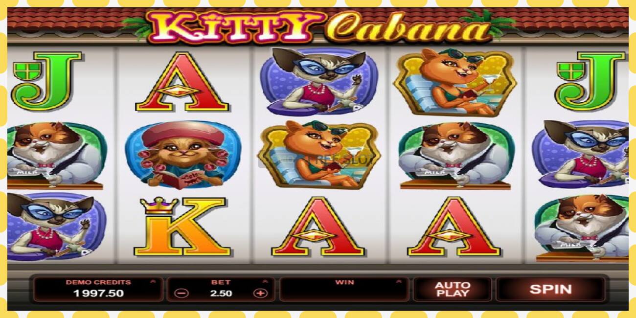 Demo slot Kitty Cabana නොමිලේ සහ ලියාපදිංචියකින් තොරව, පින්තූරය - 1