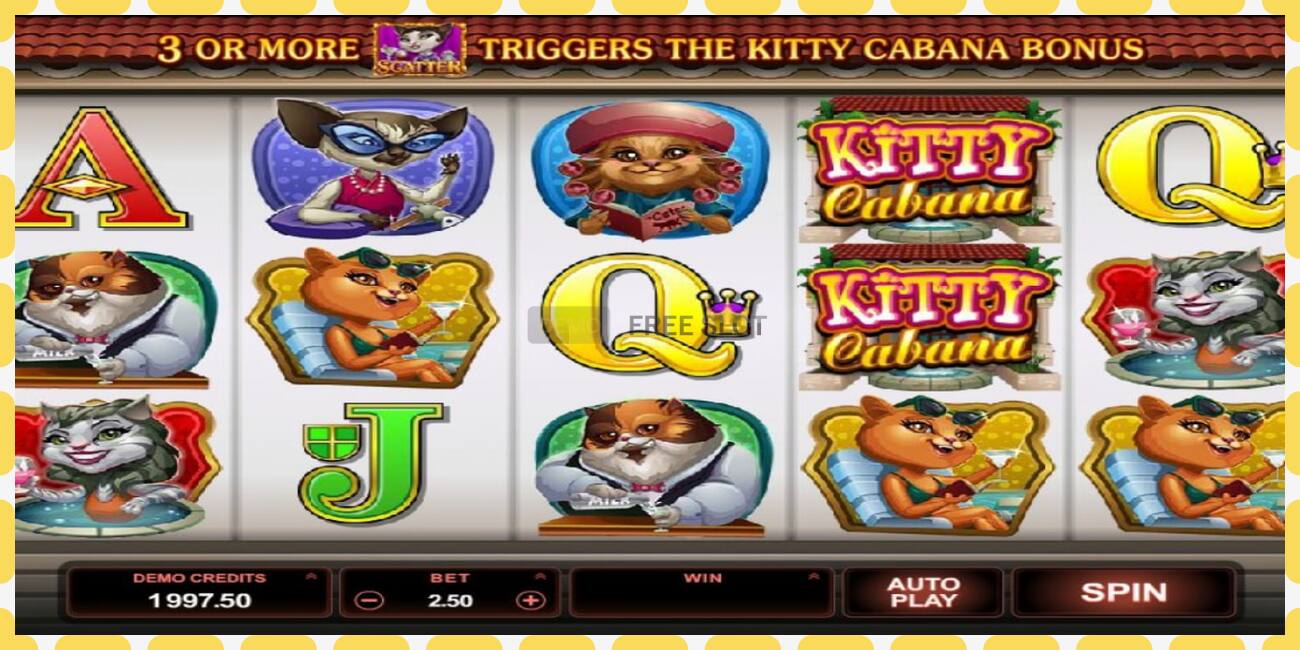 Demo slot Kitty Cabana නොමිලේ සහ ලියාපදිංචියකින් තොරව, පින්තූරය - 1