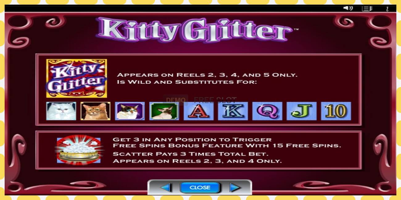 Demo slot Kitty Glitter free and without registration, picture - 1