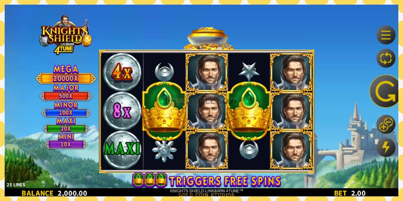 დემო სლოტი Knights Shield Link & Win 4Tune უფასო და რეგისტრაციის გარეშე, სურათი - 1