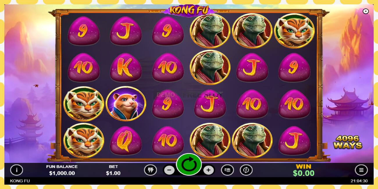 Demo slot Kong Fu free and without registration, picture - 1