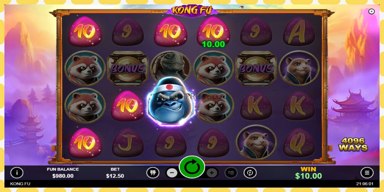 Demo slot Kong Fu free and without registration, picture - 1