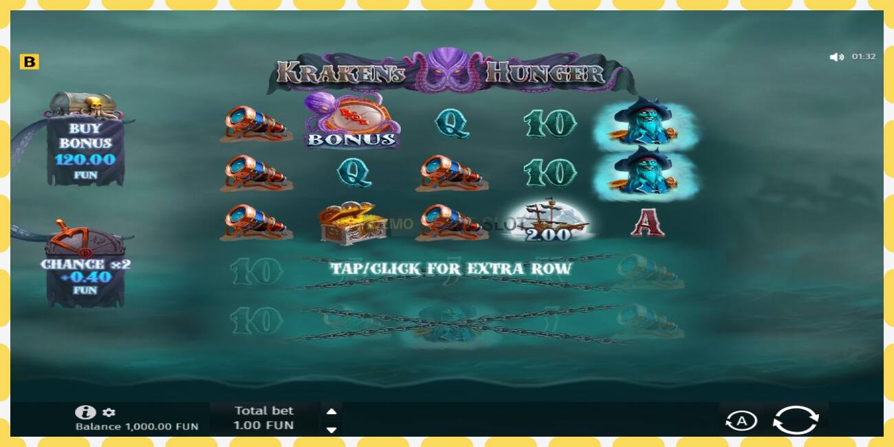 Demo slot Krakens Hunger free and without registration, picture - 1