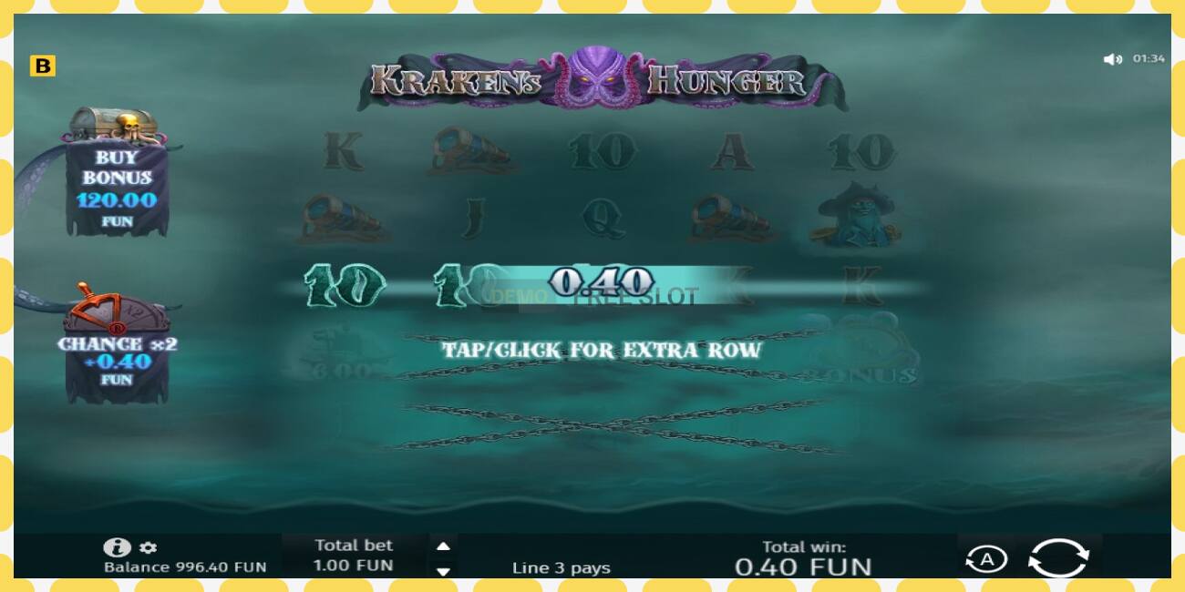 Demo slot Krakens Hunger free and without registration, picture - 1