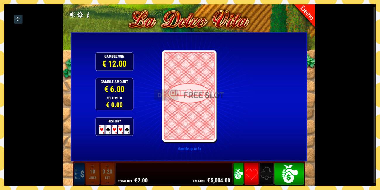 Demo slot La Dolce Vita free and without registration, picture - 1