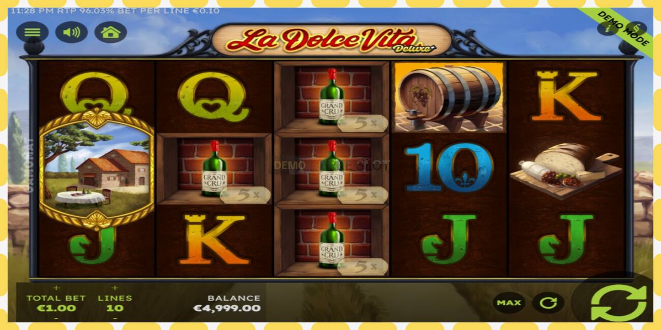 Demo slot La Dolce Vita Deluxe free and without registration, picture - 1