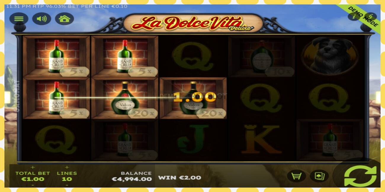 Demo slot La Dolce Vita Deluxe free and without registration, picture - 1